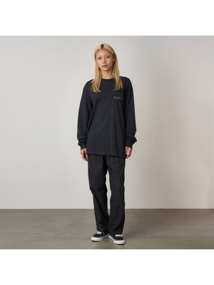 Gramicci Gecko Erkek Siyah Uzun Kollu T-Shirt.vbl