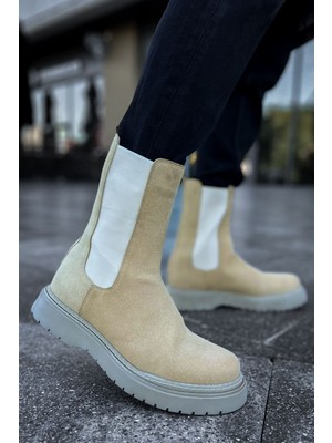 Chekich CH223 - Srt Alaska Süet Erkek Bot Kum