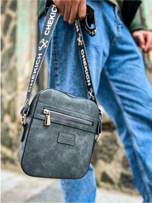 Chekich CH102 - Stealht Kare Erkek Çanta Antrasıt