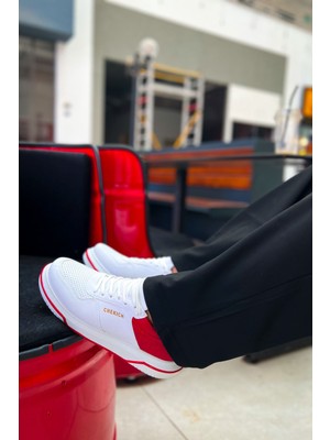 Chekich CH075 - Cbt Signature Erkek Ayakkabı Beyaz/kırmızı