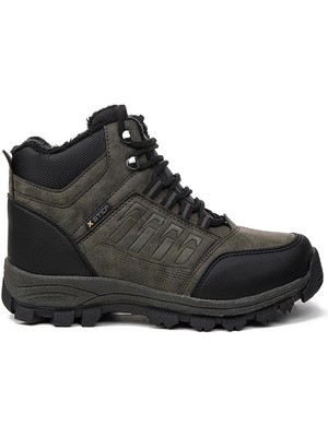 Celira Xsp Haki Outdoor Kürklü Erkek Kışlık Bot Ayakkabı