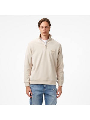 United4 Unıted4 Classic Erkek Bej Sweatshirt.tas
