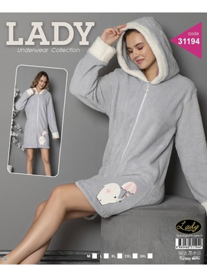 Umestyle Lady Underwear Collectıon Teddy Pelüş Sabahlık