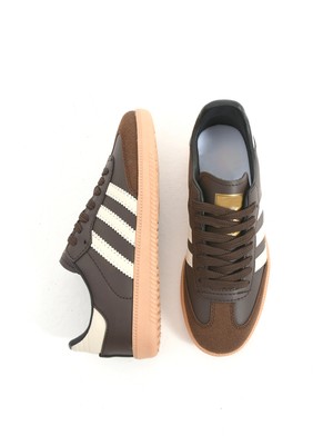 Friend & Trend Şeritli Ince Taban Bağcıklı Trend Kadın Spor Ayakkabı