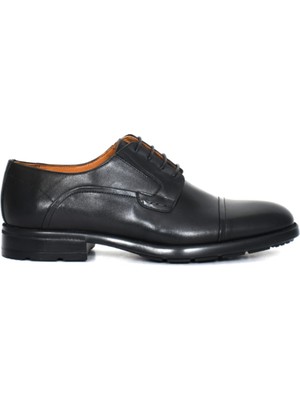 Tuna Deri Kahverengi Klasik Erkek Ayakkabı Bağcıklı Eva Taban Rahat Kullanım İçin