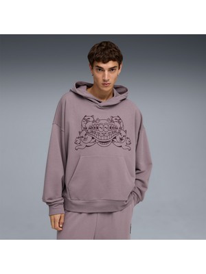 Puma x Ripndip Boxy Erkek Mor Sweatshirt.64
