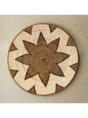 Mylamp Sumatra Elegance Rattan Duvar Tabağı 80X2 cm