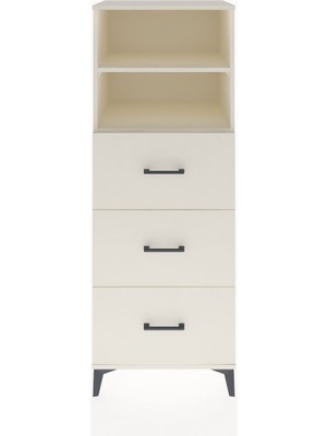 Dienni Hyperion Dolap 2 Raflı 3 Çekmeceli 60X44X163 Aytaşı-Aytaşı