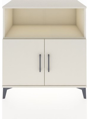 Dienni Hyperion Şifonyer 3 Raflı 2 Kapaklı 88X44X96 Aytaşı-Aytaşı