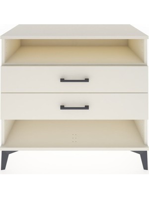 Dienni Hyperion Şifonyer Tek Raflı 2 Çekmeceli 88X44X80 Aytaşı-Aytaşı