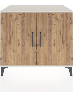 Dienni Hyperion Şifonyer 3 Raflı 2 Kapaklı 88X44X80 Aytaşı-Çam