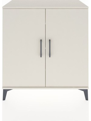 Dienni Hyperion Şifonyer 3 Raflı 2 Kapaklı 88X44X96 Aytaşı-Aytaşı