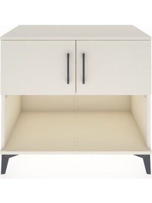 Dienni Hyperion Şifonyer 2 Raflı 2 Kapaklı 88X44X80 Aytaşı-Aytaşı