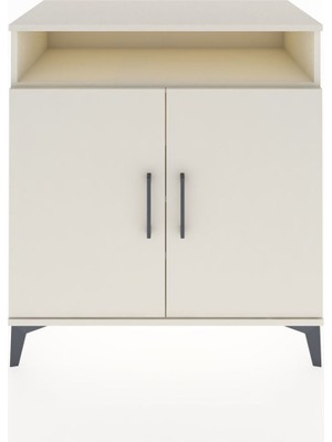Dienni Hyperion Şifonyer 4 Raflı 2 Kapaklı 88X44X96 Aytaşı-Aytaşı