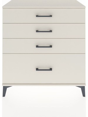Dienni Hyperion Şifonyer 4 Çekmeceli 88X44X96 Aytaşı-Aytaşı