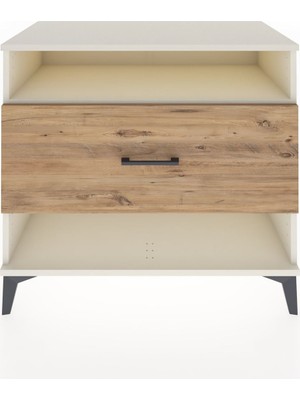 Dienni Hyperion Şifonyer Tek Raflı Tek Çekmeceli 88X44X80 Aytaşı-Çam