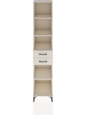 Dienni Hyperion Dolap 4 Raflı 2 Çekmeceli 44X44X221 Aytaşı-Aytaşı