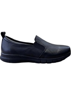 Extrafit Extrafıt Geniş Kalıp Kadın Lastikli Mokasen Ayakkabı 74128-17