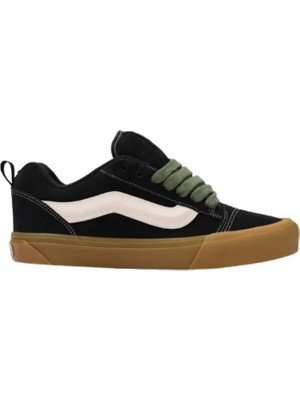 Vans Knu Skool Siyah VN000DAJYJ71 Kadın Sneaker Ayakkabı 42 Numaralı Nefes Alabilir Yapı ile Koşu ve Yürüyüş İçin İdeal
