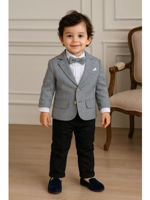 Pollito Erkek Çocuk Gabardin Pantolonlu Ceketli Takım