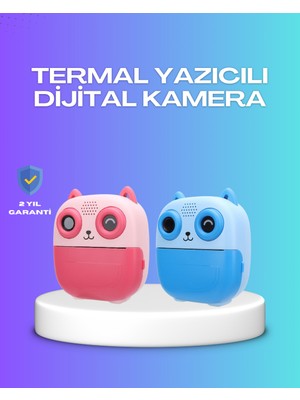 365Dükkan 2.4 Inç Ekranlı Çocuk Fotoğraf Makinesi 6x Zoom Özellikli