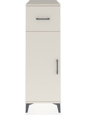 Dienni Kronos Dolap 2 Raflı Tek Çekmeceli Tek Kapaklı 44X59X134 Aytaşı-Aytaşı