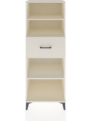 Dienni Hyperion Dolap 3 Raflı Tek Çekmeceli 60X44X163 Aytaşı-Aytaşı