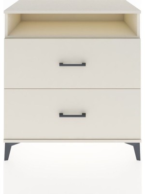 Dienni Hyperion Şifonyer Tek Raflı 2 Çekmeceli 88X44X96 Aytaşı-Aytaşı