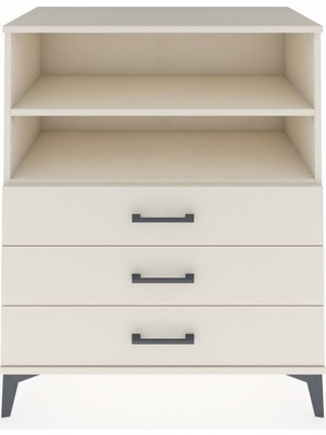 Dienni Hyperion Şifonyer 2 Raflı 3 Çekmeceli 88X44X106 Aytaşı-Aytaşı