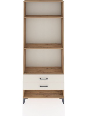 Dienni Arges Dolap 3 Raflı 2 Çekmeceli 88X30X221 Çam-Aytaşı