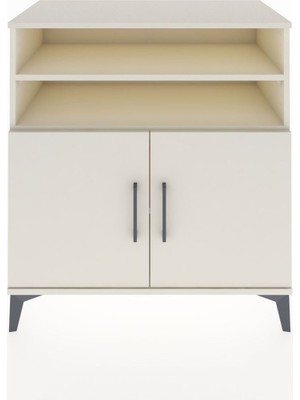 Dienni Hyperion Şifonyer 3 Raflı 2 Kapaklı 88X44X96 Aytaşı-Aytaşı