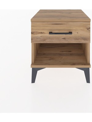 Dienni Hyperion Komodin Tek Çekmeceli 44X44X48 Çam-Çam