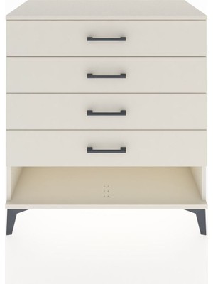 Dienni Hyperion Şifonyer 4 Çekmeceli 88X44X96 Aytaşı-Aytaşı