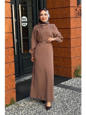 Almarwah Elbise 303882 Kahve
