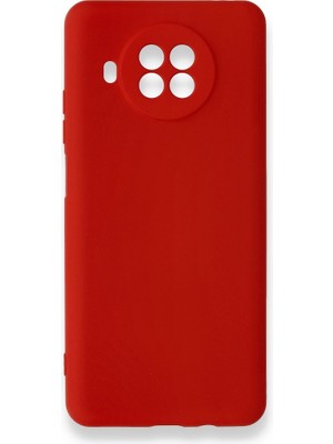 Techno Guru Xiaomi Mi 10T Lite Kılıf Içi Kadife Kaplı Nano Silikon Kapak - Kırmızı