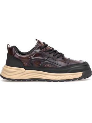 Guja 25K570-1 Erkek Hakiki Deri Klasik Sneaker Kahverengi