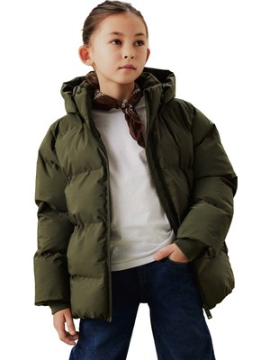 Name It Nknmusk Puffer Jacket Tb Yeşil Unisex Çocuk Mont