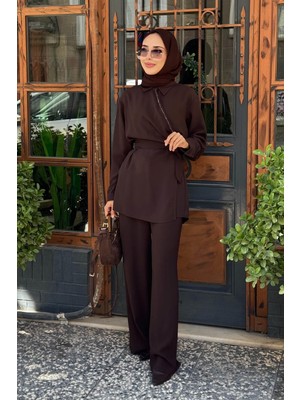 Scl Pantolonlu Takım 10002521211007 Kahve