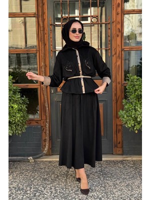 Clande Etekli Takım 2502-3010 Siyah
