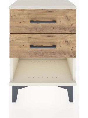 Dienni Arges Komodin 2 Çekmeceli 44X30X64 Aytaşı-Çam