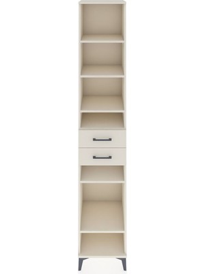 Dienni Hyperion Dolap 6 Raflı 2 Çekmeceli 44X44X243 Aytaşı-Aytaşı