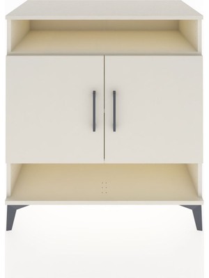 Dienni Hyperion Şifonyer 3 Raflı 2 Kapaklı 88X44X96 Aytaşı-Aytaşı