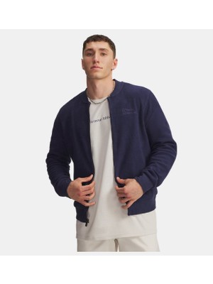 Under Armour Erkek UA Icon Rev Terry Varsity Ceket