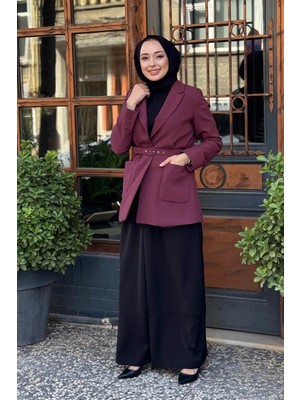 Kayra Ceket KA-A25-13057 Bordo