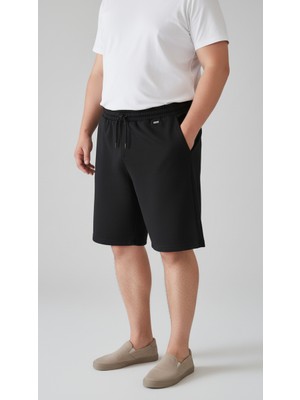 Balkonda Şort Bermuda Cepli Battal & Regular Kalıp Pamuklu Bol Kesim Esnek