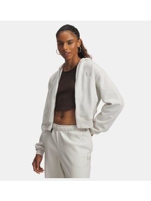 Under Armour Kadın Fleece Fermuarlı Ceket Ultra Yumuşak Orta Ağırlıkta Polar Açık Cepler 6003674-110
