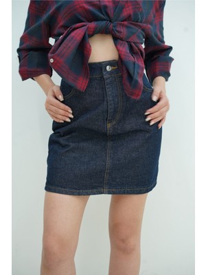 Mawa DENIM MİNİ ETEK