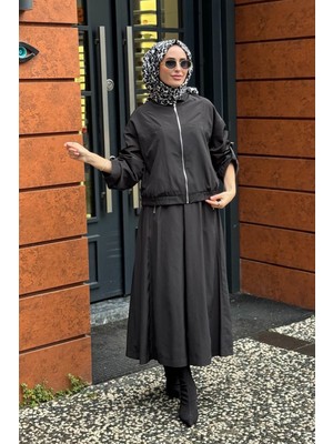 Heddy & Nurcan Çetin Nurcan Çetin Etekli Takım 25544 Siyah