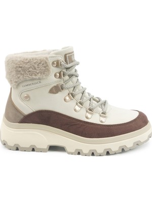 Lumberjack Jennıe 5pr Bej Kadın Worker Bot %100 PU Dış Materyal ile Rahat Yürüyüş Sunar