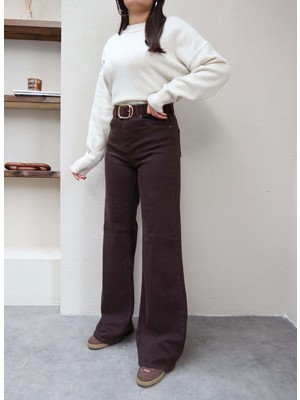 Esra Helvacı Likralı Straight Jean